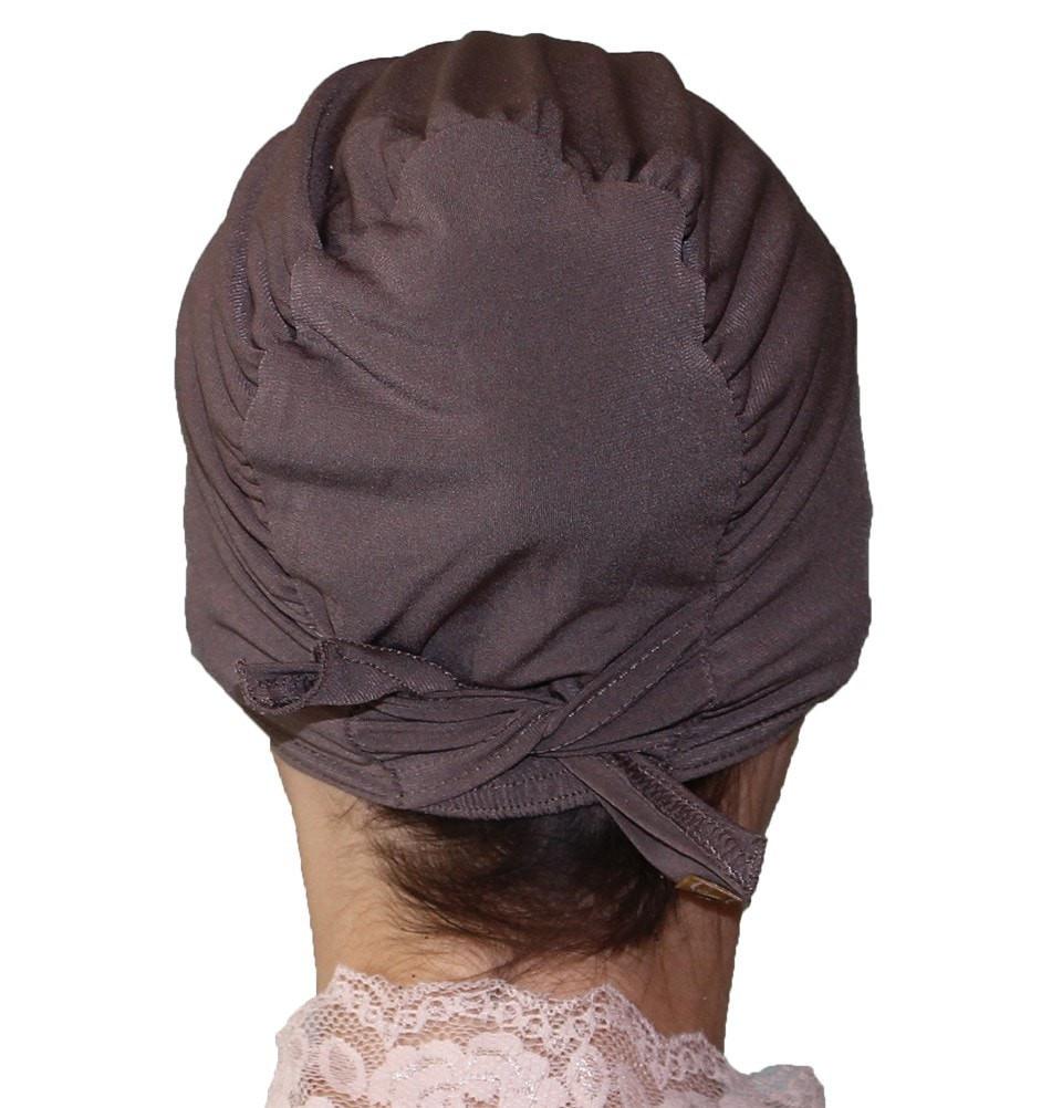 Firdevs Underscarf Firdevs Luxury Rhinestone Hijab Bonnet Underscarf Taupe - Modefa 