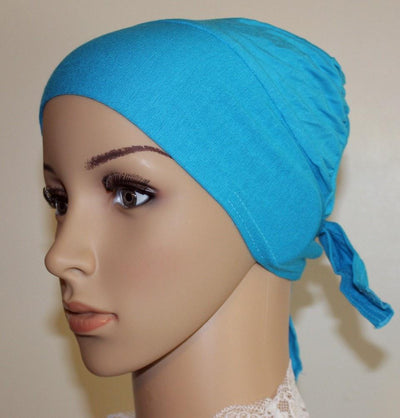 Firdevs Underscarf Firdevs Luxury Jersey Bonnet Underscarf Turquoise - Modefa 