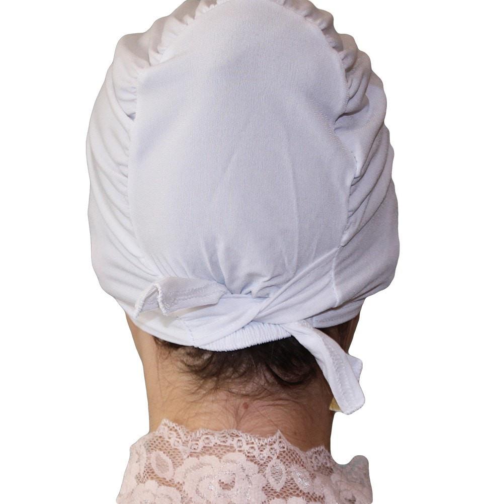 Firdevs Underscarf Firdevs Luxury Rhinestone Hijab Bonnet Underscarf White - Modefa 