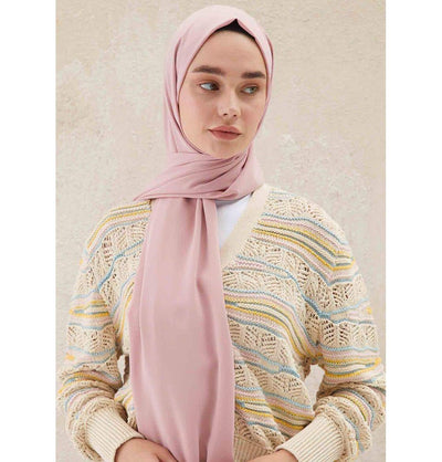 Fresh Scarf Shawl Light Pink Medine Ipek Chiffon Hijab Shawl - Light Pink