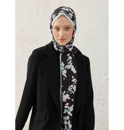 Fresh Scarf Shawl Medine Ipek Primrose Hijab Shawl - Black