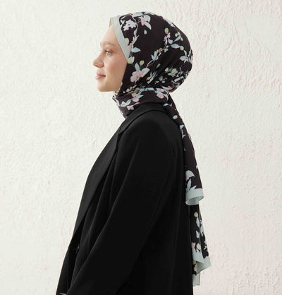 Fresh Scarf Shawl Medine Ipek Primrose Hijab Shawl - Black