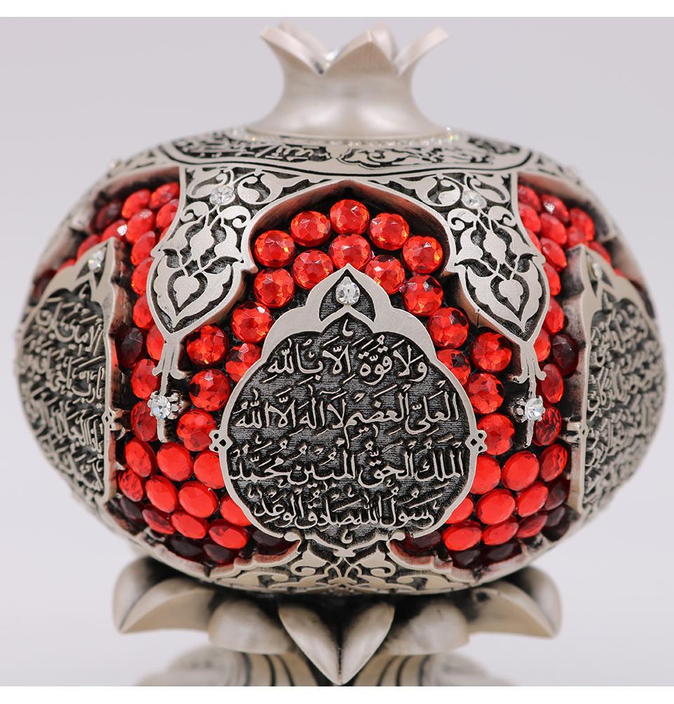 Islamic Pomegranate Decor Piece with Abundance Dua Mother of Pearl 1919