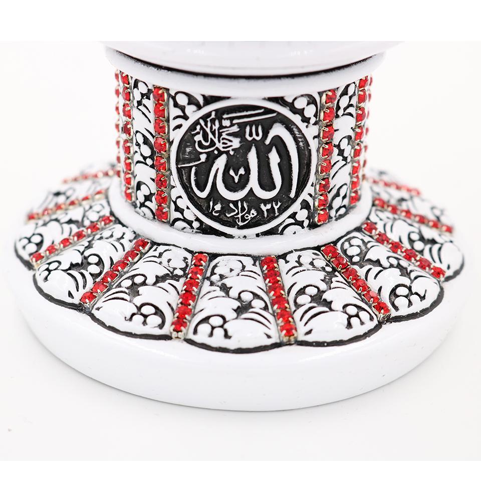 Gunes Islamic Decor Islamic Table Decor 99 Names of Allah Egg White/Red 1639
