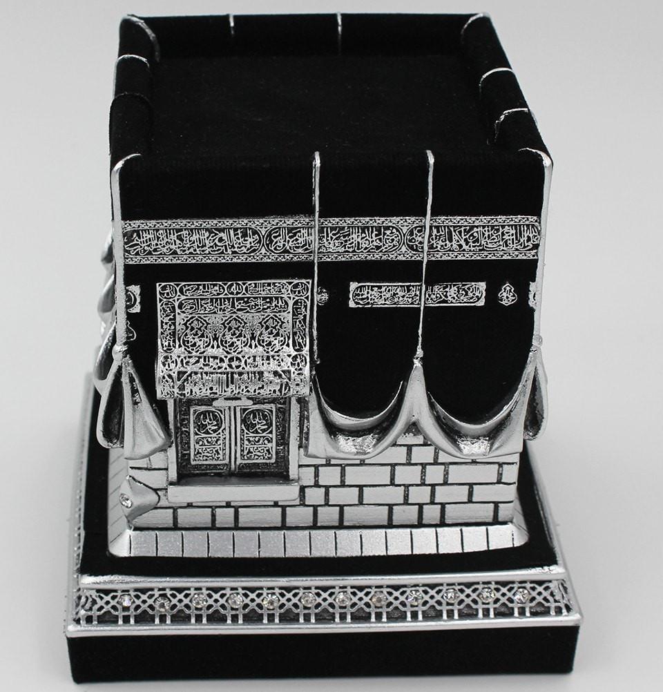 Gunes Islamic Decor Islamic Table Decor Kaba Replica Silver & Black 1961 - Modefa 