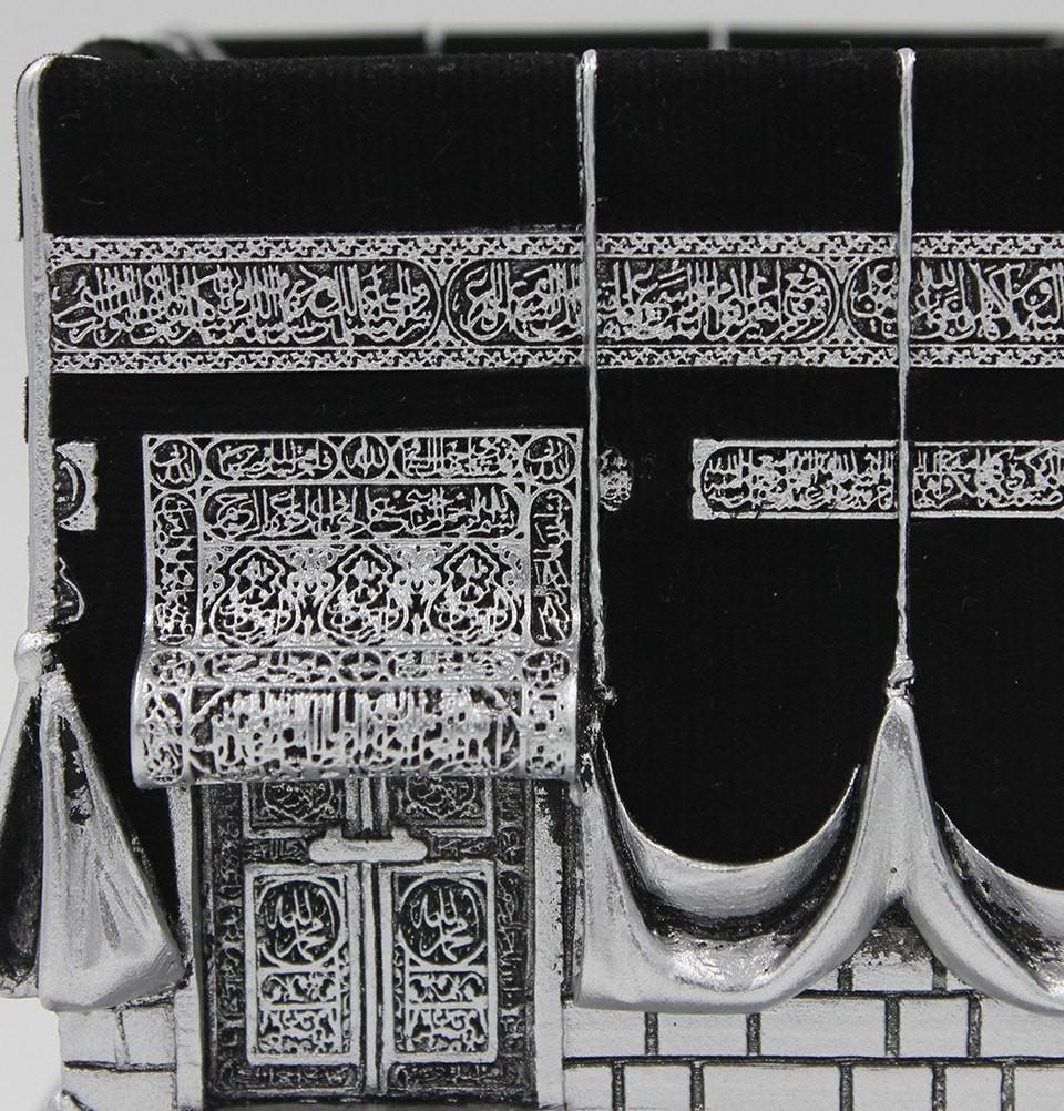 Gunes Islamic Decor Islamic Table Decor Kaba Replica Silver & Black 1961 - Modefa 