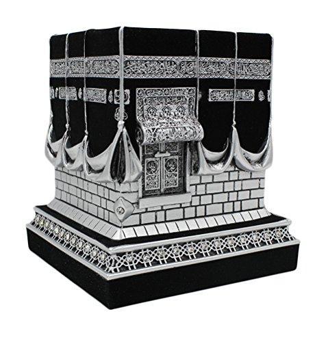 Islamic Table Decor Kaba Replica Silver & Black LARGE 2147