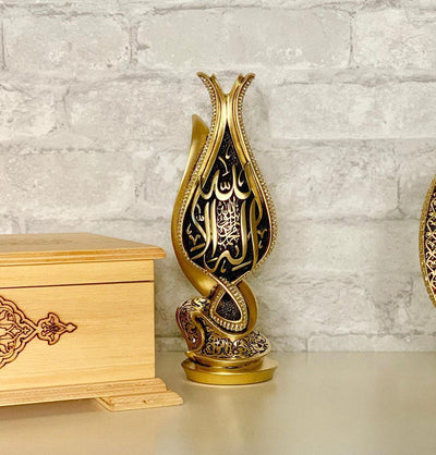 Gunes Islamic Decor Islamic Table Decor Lale Tulip Tawhid 3047