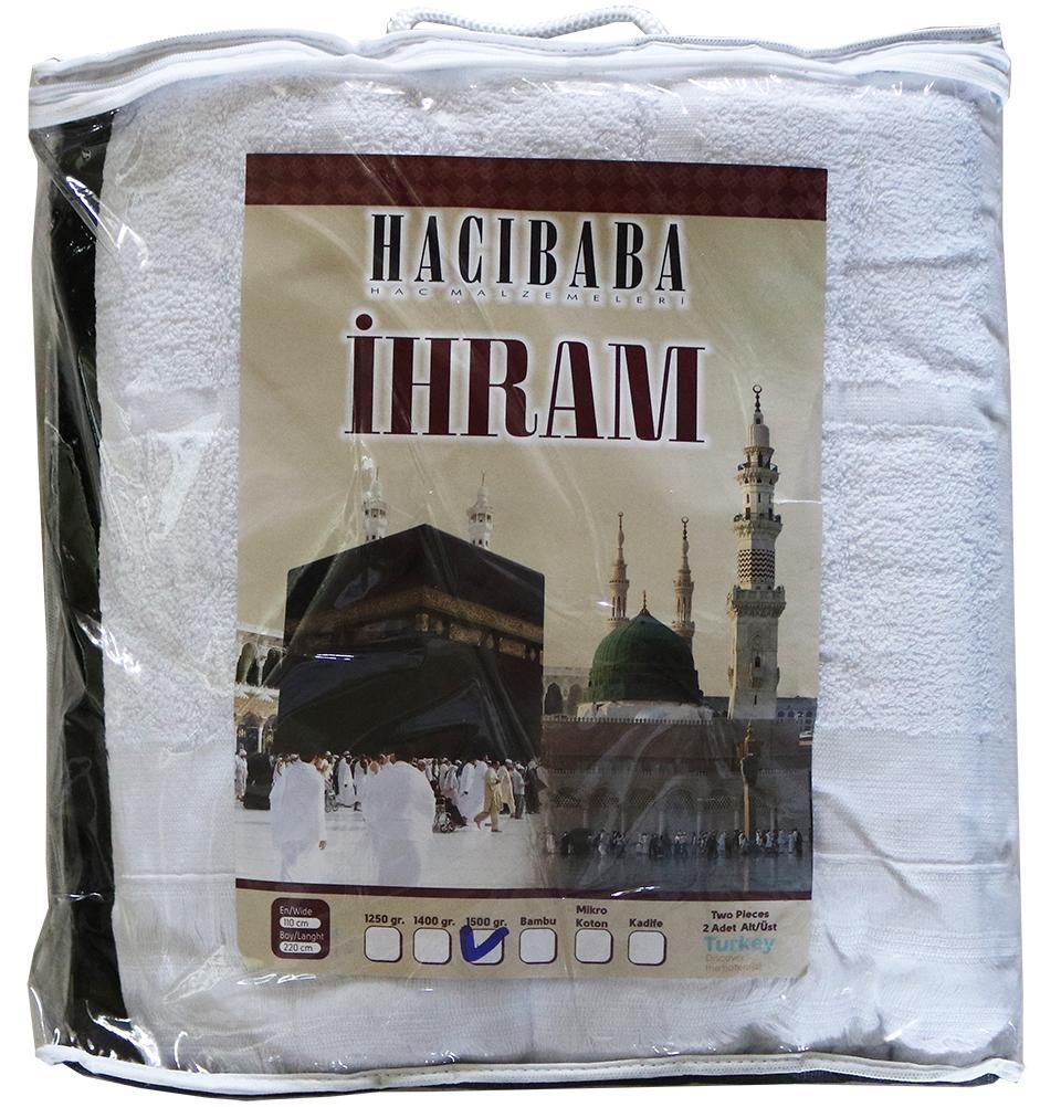 Men's 100% Cotton Ihram Set of 2 Towels for Hajj and Umrah
