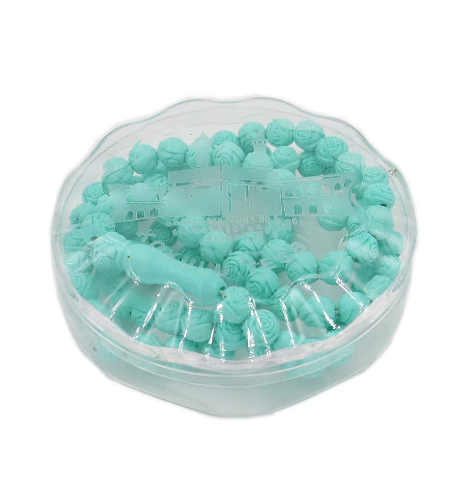 Rose Scented Acrylic Tesbih - Turquoise