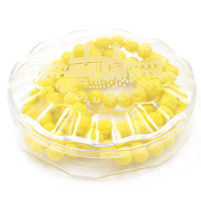 Hacibaba Tesbih Rose Scented Acrylic Tesbih - Yellow