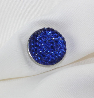 Handmade Magnetic pins Blue Bejeweled Magnetic Hijab 'Pin' - Modefa 