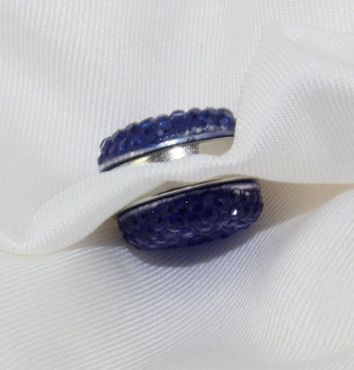 Handmade Magnetic pins Blue Bejeweled Magnetic Hijab 'Pin' - Modefa 