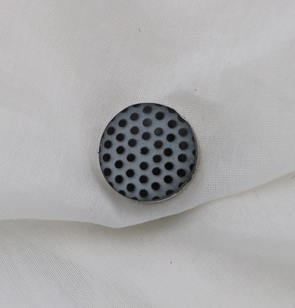 Magnetic Hijab 'Pin' Polka Dot Blue