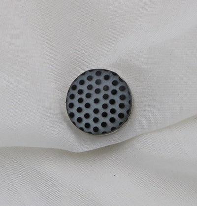 Magnetic Hijab 'Pin' Polka Dot Blue