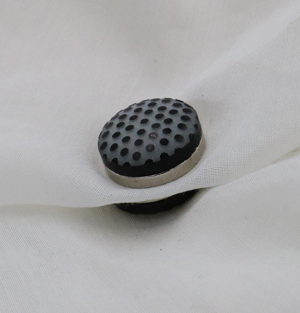 Magnetic Hijab 'Pin' Polka Dot Blue