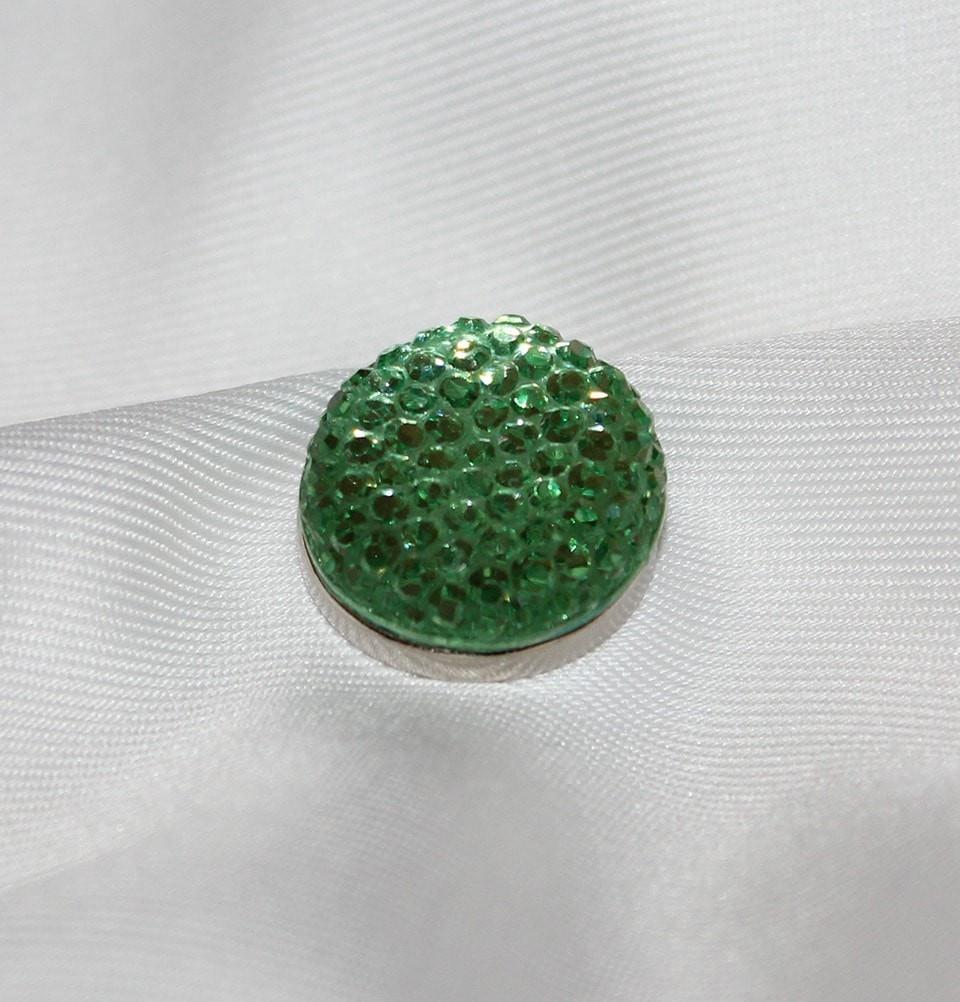 Handmade Magnetic pins Light Green Bejeweled Magnetic Hijab 'Pin' - Modefa 