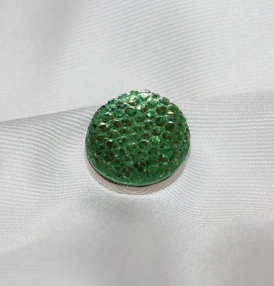 Handmade Magnetic pins Light Green Bejeweled Magnetic Hijab 'Pin' - Modefa 