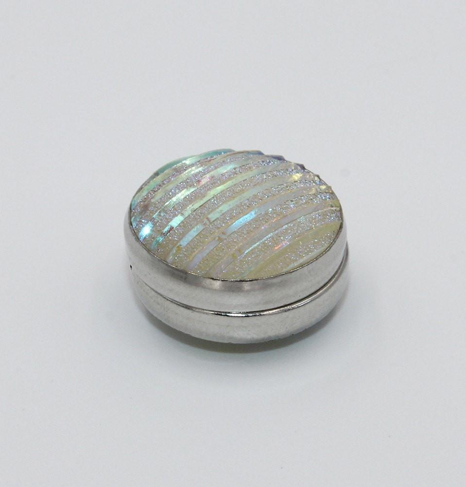 Handmade Magnetic pins Elegant Shimmer Magnetic Hijab 'Pin' Iridescent Ivory - Modefa 