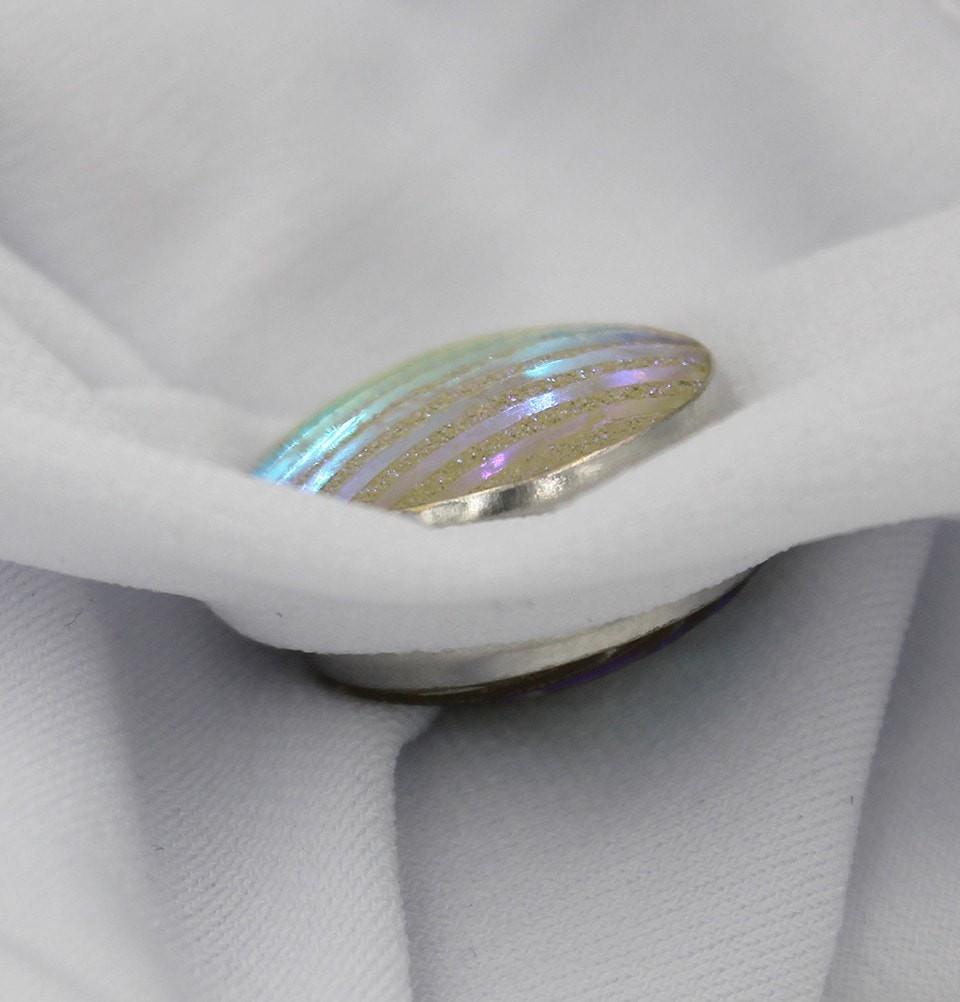 Handmade Magnetic pins Elegant Shimmer Magnetic Hijab 'Pin' Iridescent Ivory - Modefa 