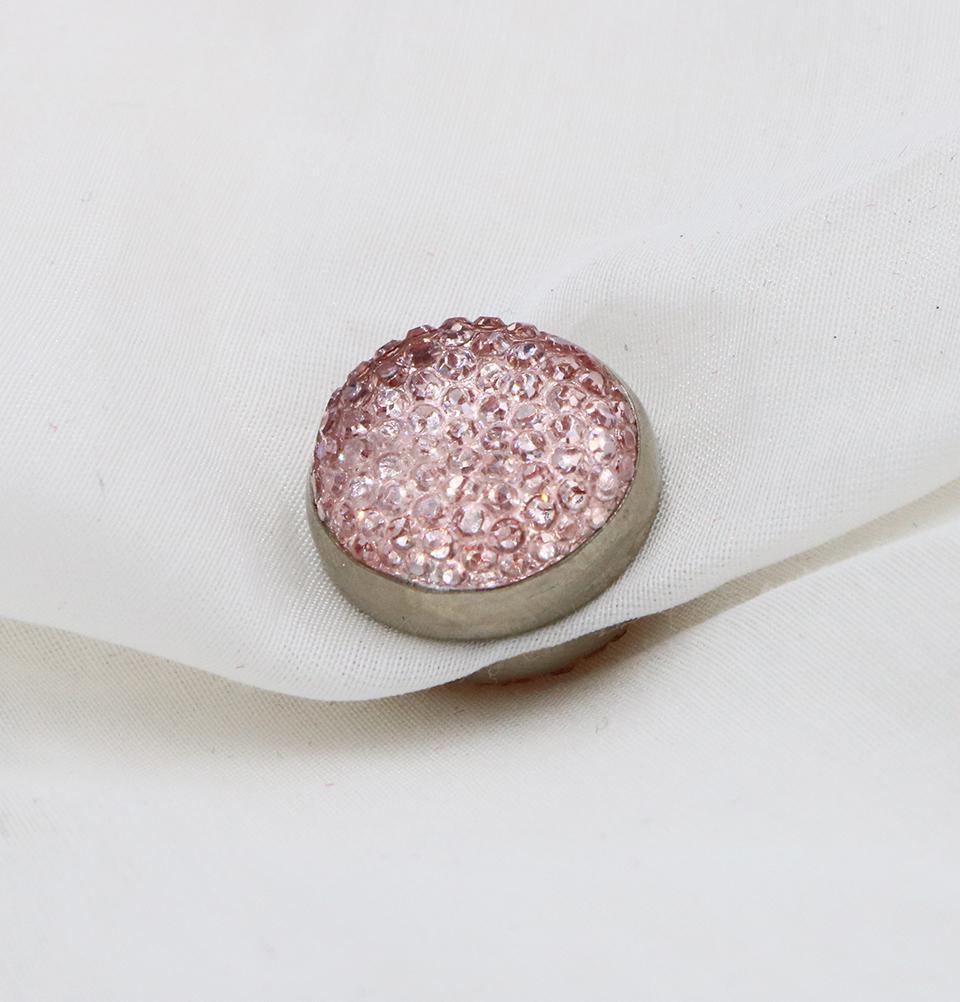 Bejeweled Magnetic Hijab 'Pin' - Pink