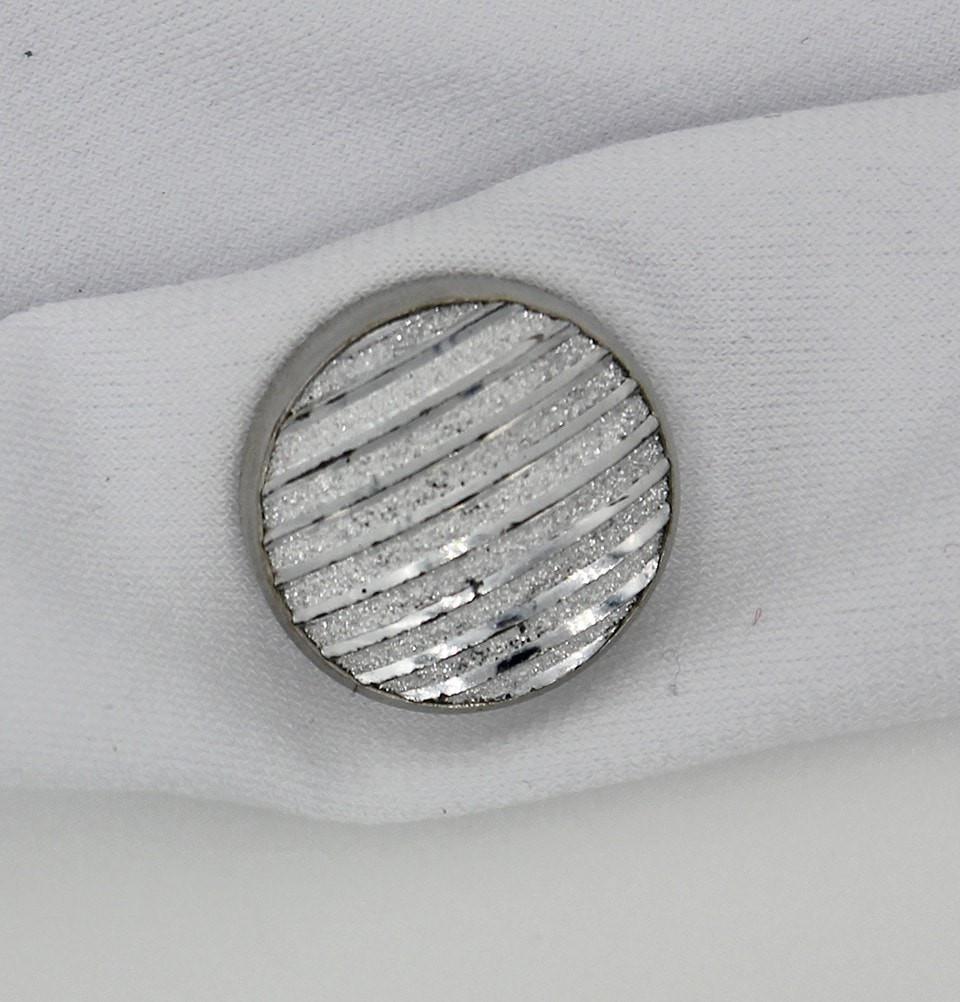 Handmade Magnetic pins Elegant Shimmer Magnetic Hijab 'Pin' White - Modefa 