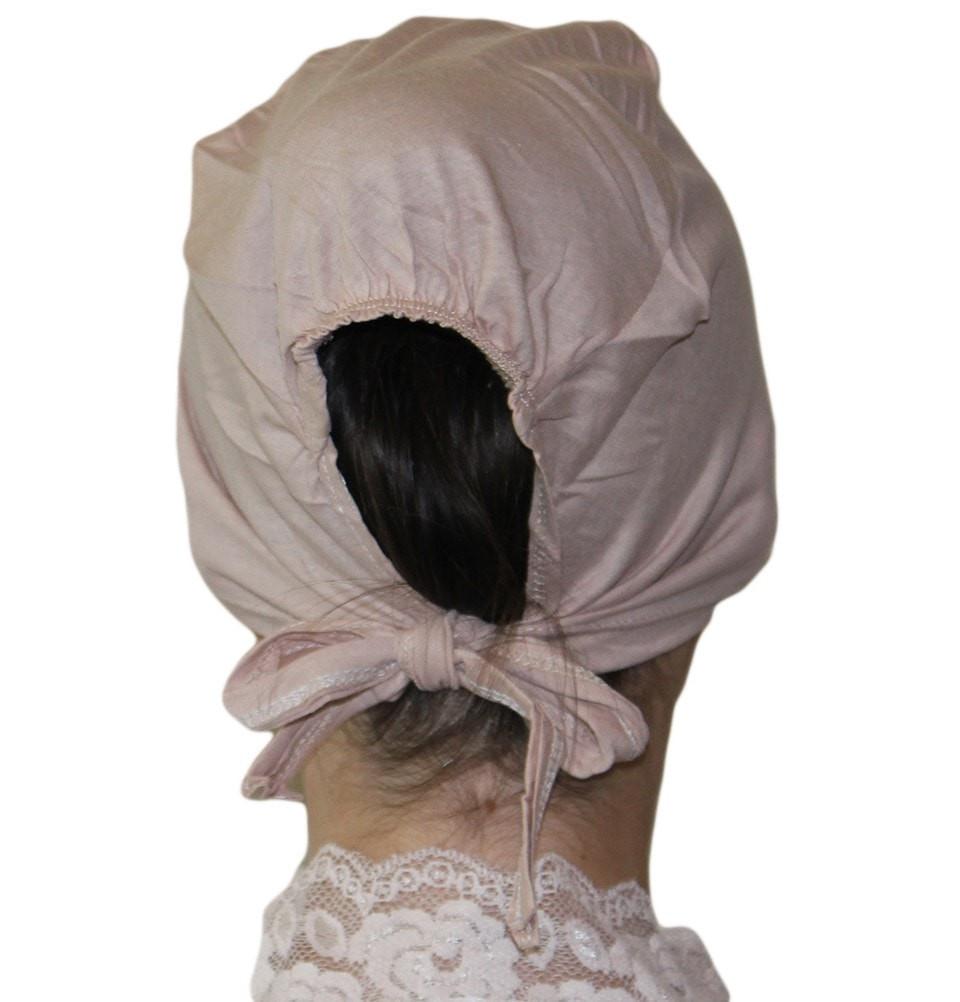 Ipekce Underscarf Cotton Hijab Bonnet Underscarf - Beige - Modefa 