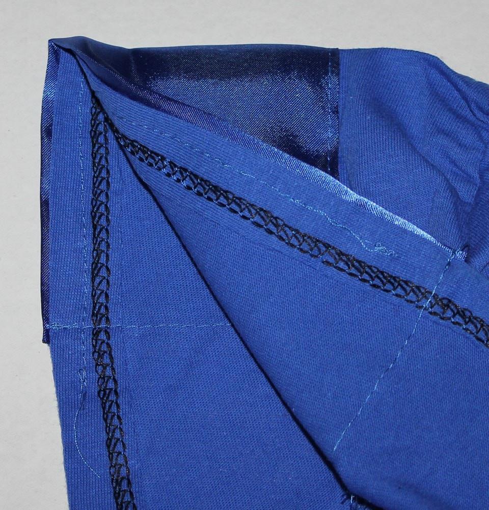 Ipekce Satin Bonnet Underscarf Royal Blue