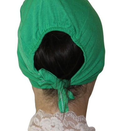 Ipekce Underscarf Cotton Hijab Bonnet Underscarf - Bright Green - Modefa 
