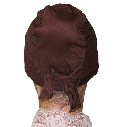 Ipekce Underscarf Brown Firdevs Luxury Jersey Hijab Bonnet Underscarf Brown