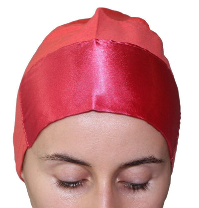 Ipekce Underscarf Ipekce Satin Hijab Bonnet Underscarf Coral Pink - Modefa 