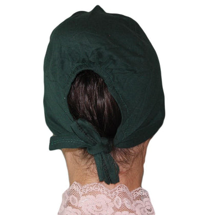 Ipekce Underscarf Ipekce Satin Bonnet Underscarf Forest Green - Modefa 
