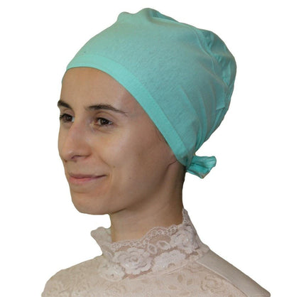 Ipekce Underscarf Cotton Hijab Bonnet Underscarf - Mint - Modefa 