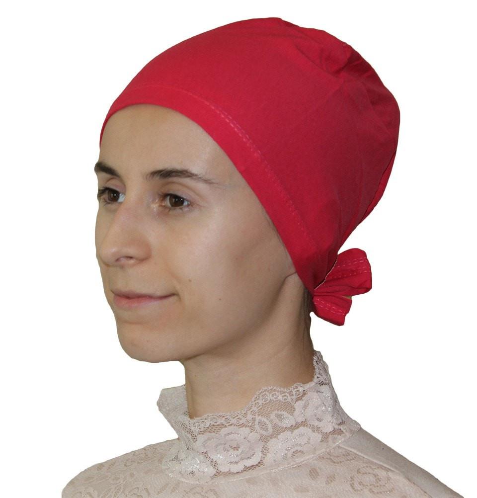 Ipekce Underscarf Cotton Hijab Bonnet Underscarf - Pink Grapefruit - Modefa 