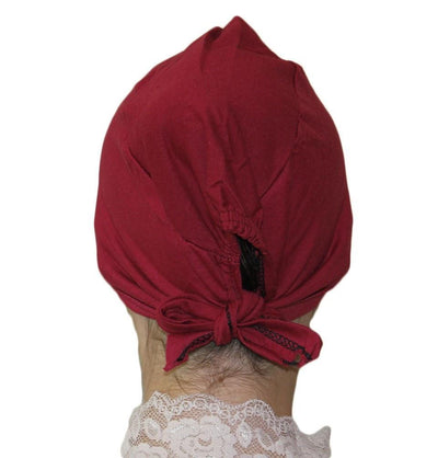 Ipekce Underscarf Cotton Hijab Bonnet Underscarf - Apple Red - Modefa 