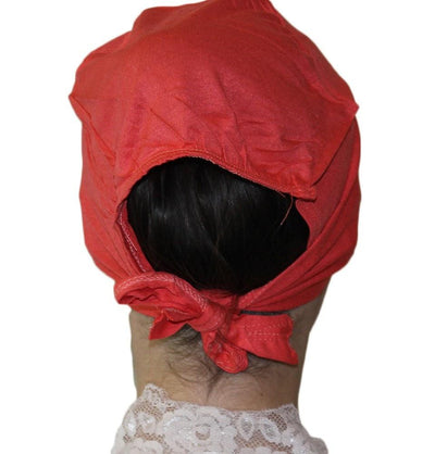 Ipekce Underscarf Cotton Hijab Bonnet Underscarf - Salmon - Modefa 