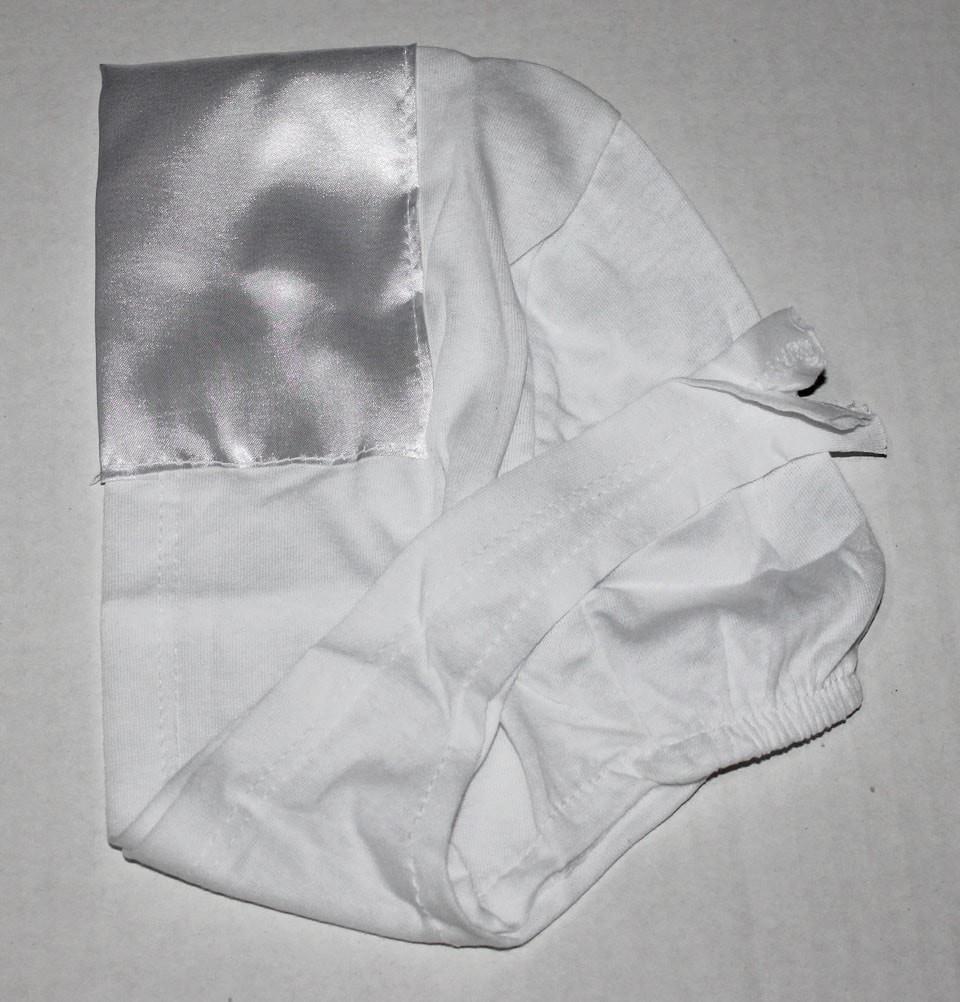 Ipekce Underscarf Ipekce Satin Bonnet Underscarf White - Modefa 