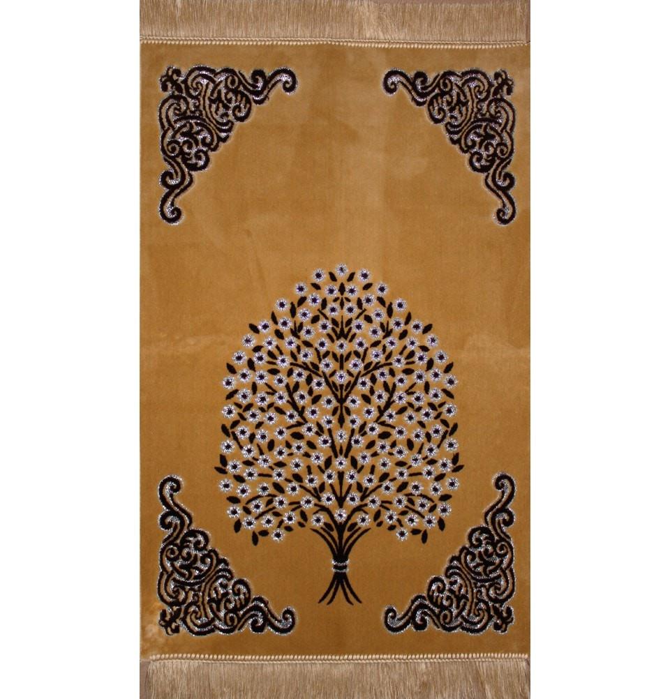 Ismen Prayer Rug Plush Velour Tree Prayer Rug 21245 - Modefa 