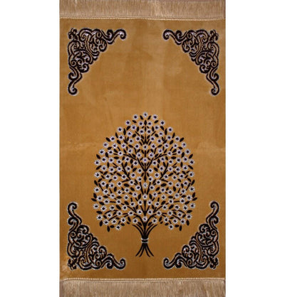 Ismen Prayer Rug Plush Velour Tree Prayer Rug 21245 - Modefa 