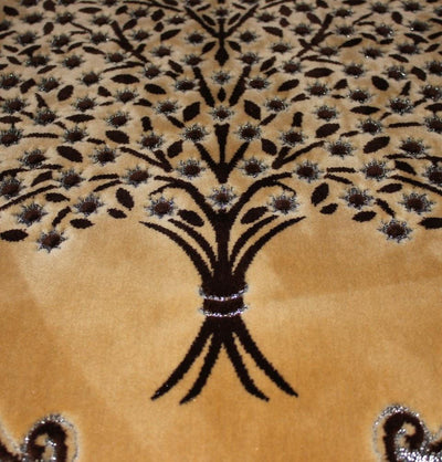 Ismen Prayer Rug Plush Velour Tree Prayer Rug 21245 - Modefa 
