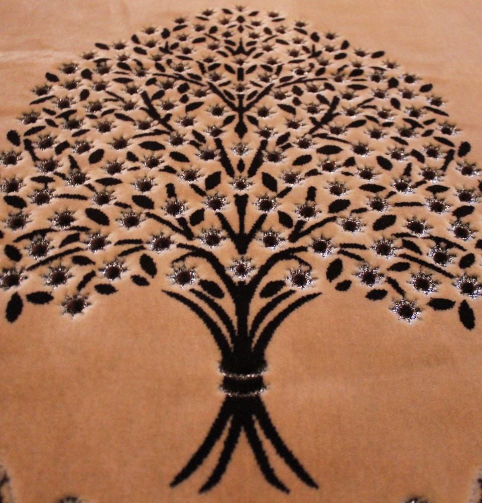 Ismen Prayer Rug Plush Velour Tree Prayer Rug 21245 - Modefa 