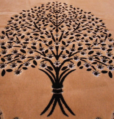 Ismen Prayer Rug Plush Velour Tree Prayer Rug 21245 - Modefa 