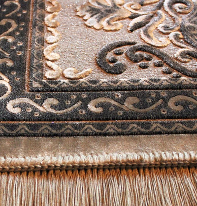 Ismen Prayer Rug Plush Luxury Floral Vase Prayer Rug 21211 - Modefa 