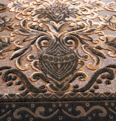 Ismen Prayer Rug Plush Luxury Floral Vase Prayer Rug 21211 - Modefa 