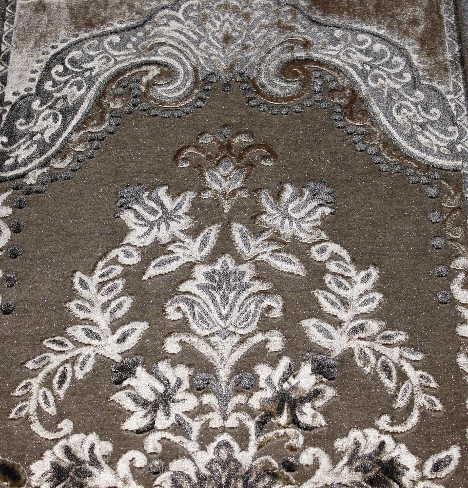 Ismen Prayer Rug Plush Luxury Floral Vase Prayer Rug 21211 - Modefa 