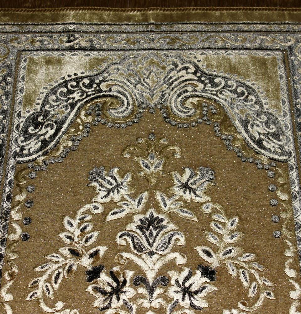 Ismen Prayer Rug Plush Luxury Floral Vase Prayer Rug 21216 - Modefa 