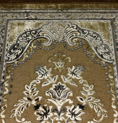 Ismen Prayer Rug Plush Luxury Floral Vase Prayer Rug 21216 - Modefa 