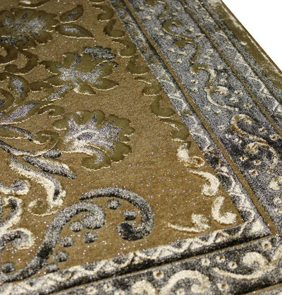 Ismen Prayer Rug Plush Luxury Floral Vase Prayer Rug 21216 - Modefa 