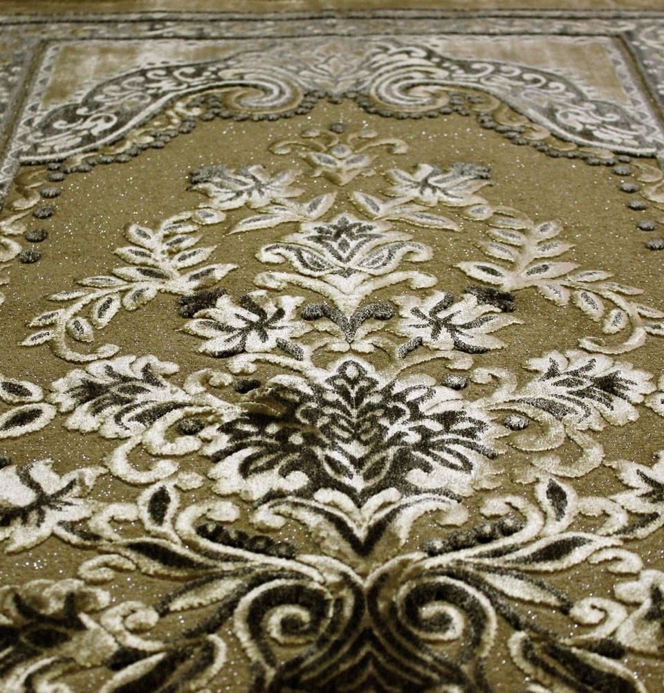 Ismen Prayer Rug Plush Luxury Floral Vase Prayer Rug 21216 - Modefa 
