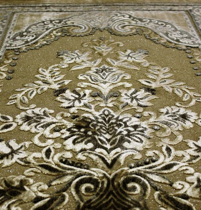 Ismen Prayer Rug Plush Luxury Floral Vase Prayer Rug 21216 - Modefa 
